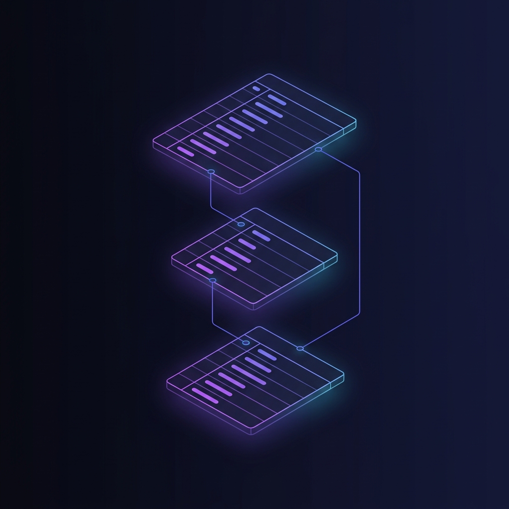 Schema — three new tables: agent_trace, agent_feedback, ranker_weights — connected by foreign keys