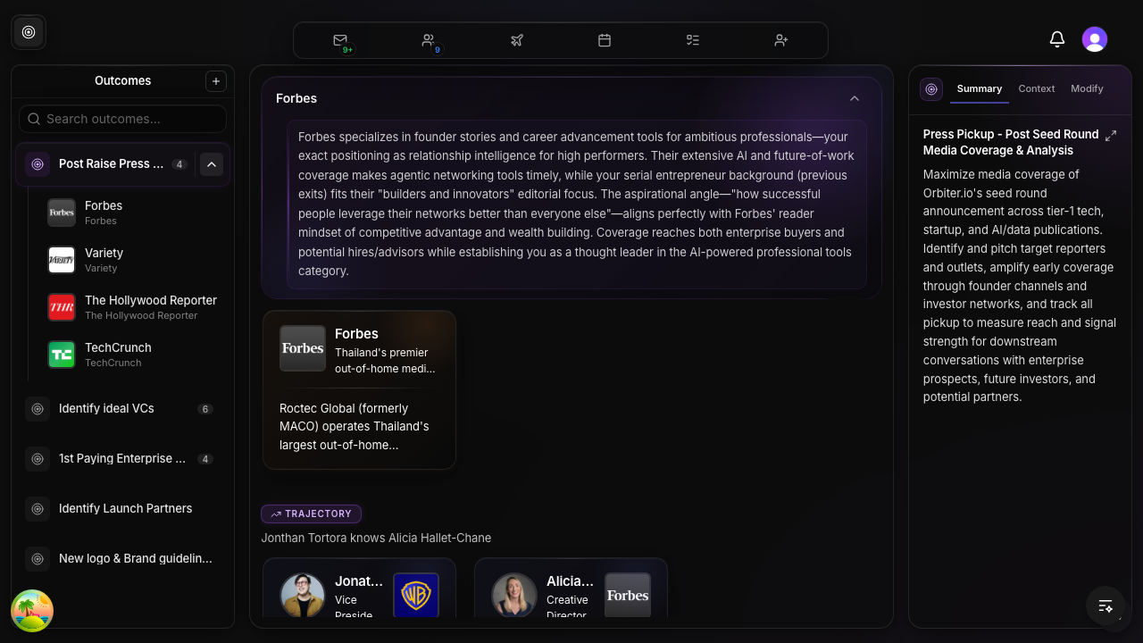 Outcomes — Expanded Cards